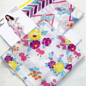 Alkaram 3pc Printed Lawn