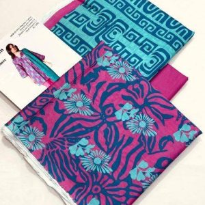 Alkaram 3pc Printed Lawn