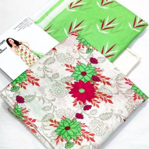 Alkaram 3pc Printed Lawn