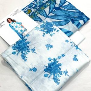 Alkaram 3pc Printed Lawn