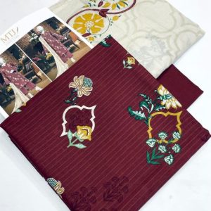 MTJ Bana Dora Printed 3pc Lawn