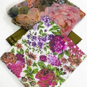Khaadi Printed 3pc Lawn