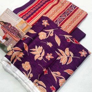 Zesh Printed 3pc Lawn