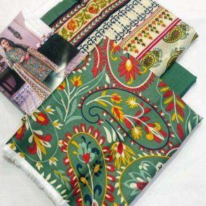 Zesh Printed 3pc Lawn