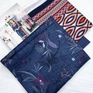 Zesh Printed 3pc Lawn