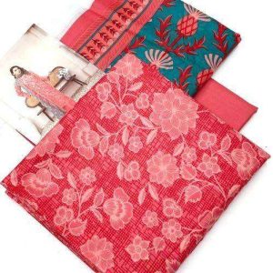 Zesh Printed 3pc Lawn