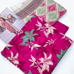 Zesh Printed 3pc Lawn